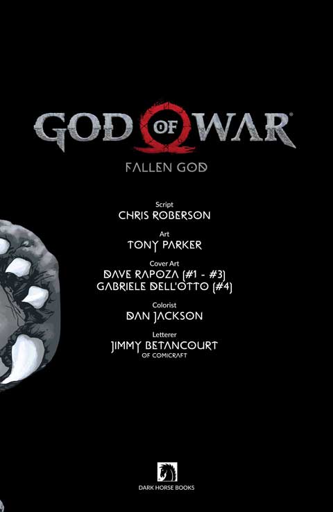 کامیک God of War: Fallen God