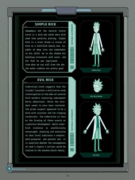 کتاب Rick and Morty Character Guide