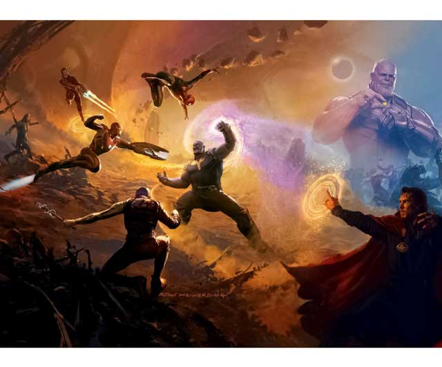 آرت‌بوک Avengers Infinity War: the Art of the Movie