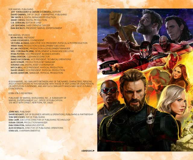 آرت‌بوک Avengers Infinity War: the Art of the Movie