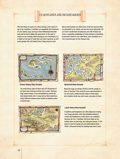 کتاب How to Draw Fantasy Art and RPG Maps