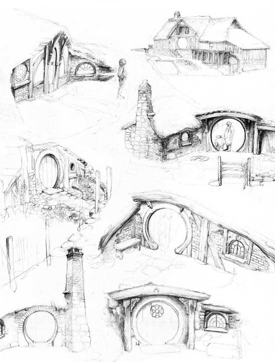 آرت‌بوک The Hobbit Sketchbook