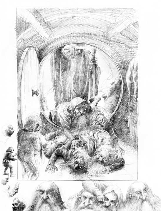 آرت‌بوک The Hobbit Sketchbook
