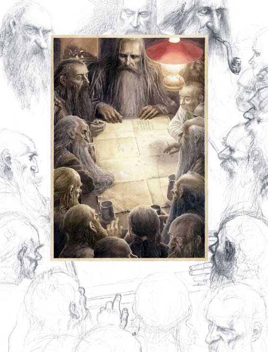 آرت‌بوک The Hobbit Sketchbook