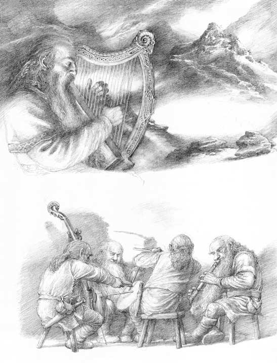 آرت‌بوک The Hobbit Sketchbook