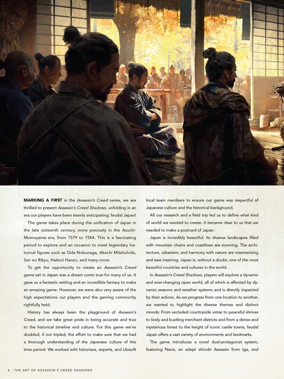 آرتبوک The Art of Assassins Creed Shadows