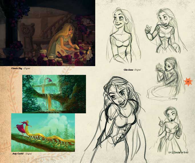 آرتبوک The Art of Tangled