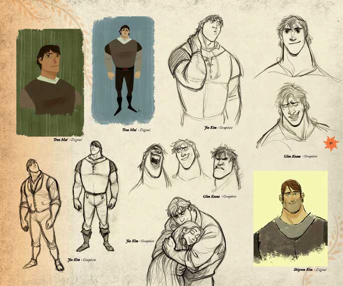 آرتبوک The Art of Tangled