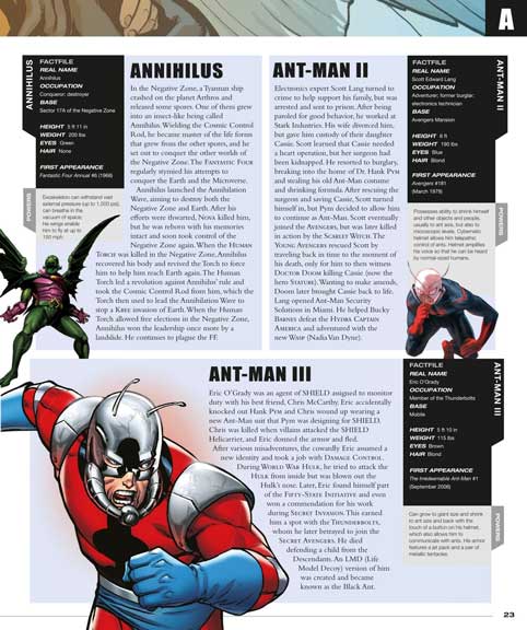 دایره المعارف Marvel Encyclopedia New Edition
