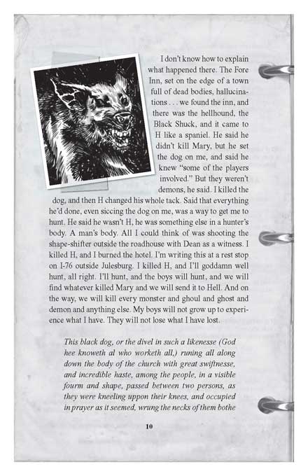 کتاب Supernatural: John Winchester Journal