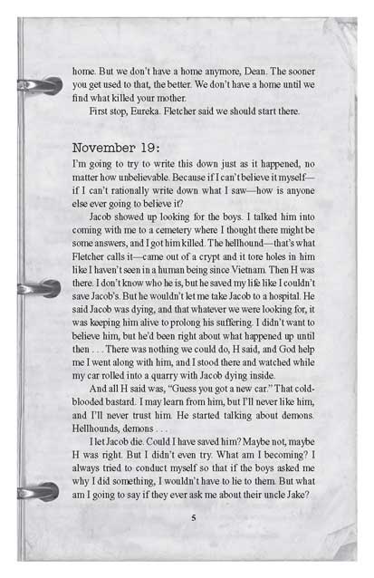 کتاب Supernatural: John Winchester Journal