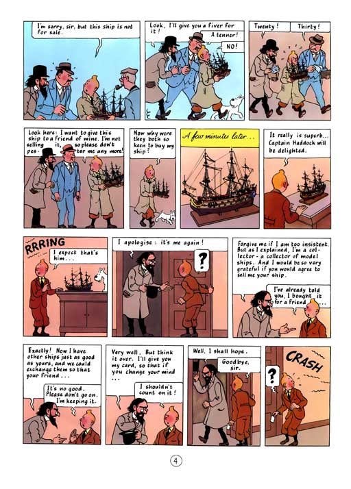 کامیک Tintin: The Secret of the Unicorn