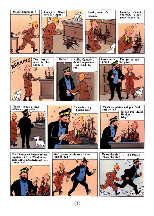 کامیک Tintin: The Secret of the Unicorn