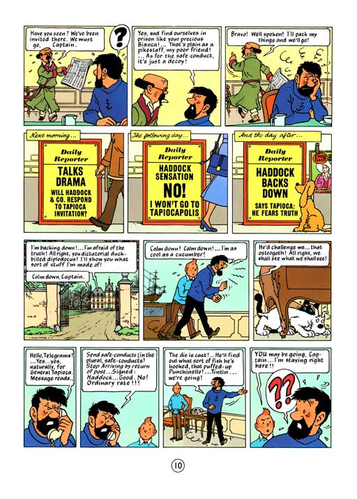 کامیک Tintin and the Picaros
