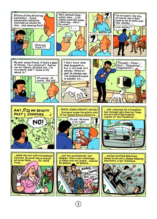 کامیک Tintin and the Picaros
