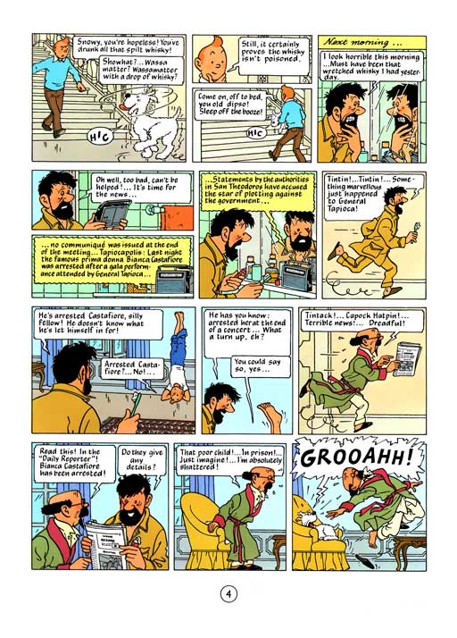 کامیک Tintin and the Picaros