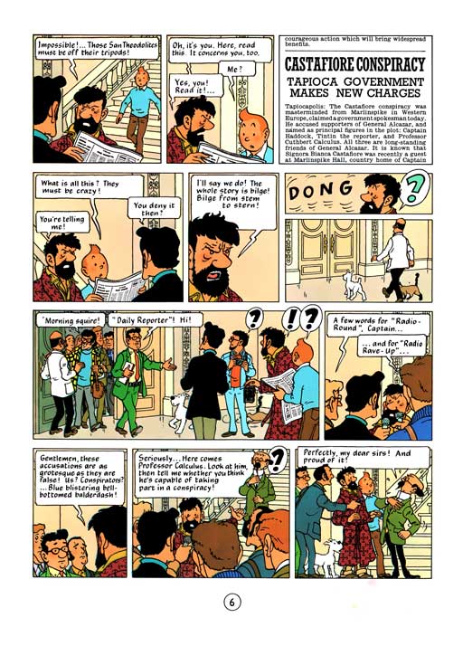 کامیک Tintin and the Picaros