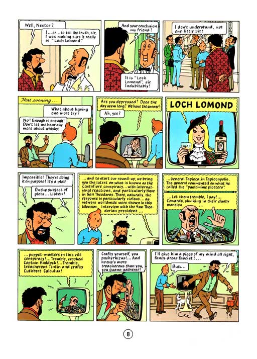 کامیک Tintin and the Picaros