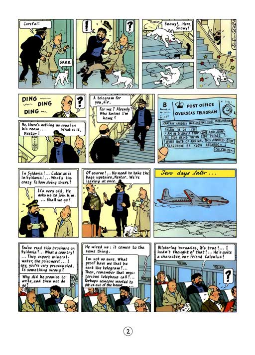 کامیک Tintin: Destination Moon
