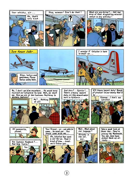 کامیک Tintin: Destination Moon