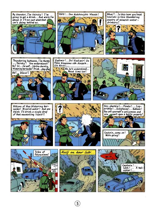 کامیک Tintin: Destination Moon