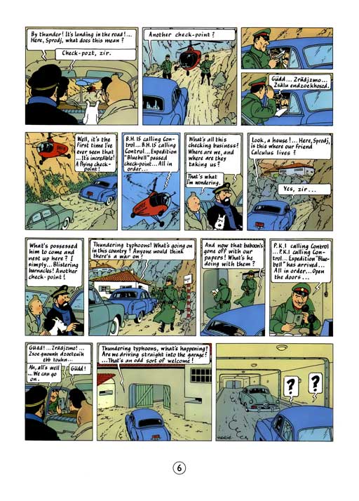 کامیک Tintin: Destination Moon