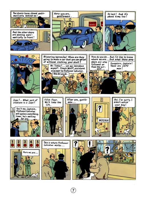 کامیک Tintin: Destination Moon