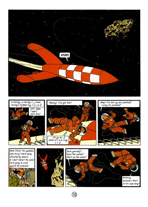 کامیک Tintin: Explorers on the Moon