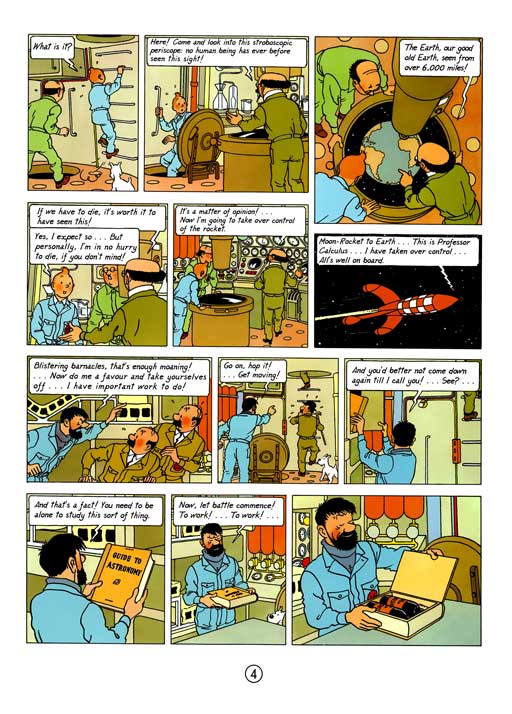 کامیک Tintin: Explorers on the Moon