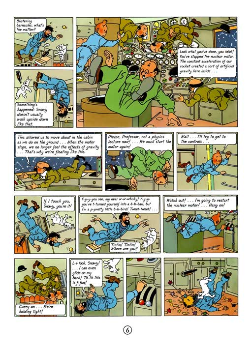 کامیک Tintin: Explorers on the Moon