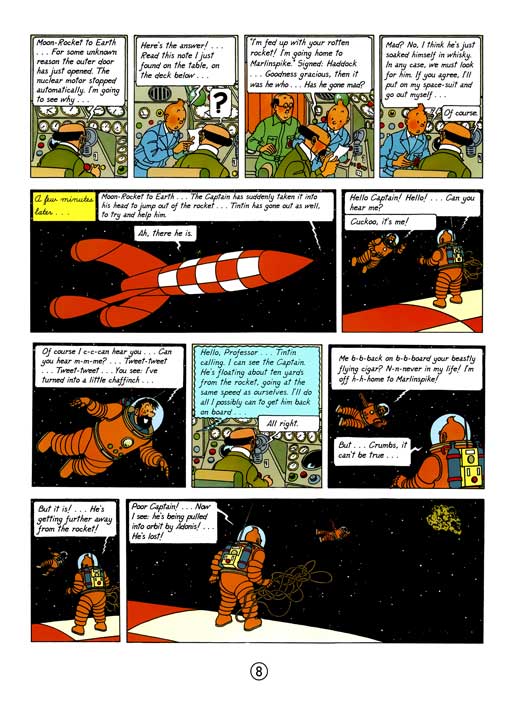 کامیک Tintin: Explorers on the Moon