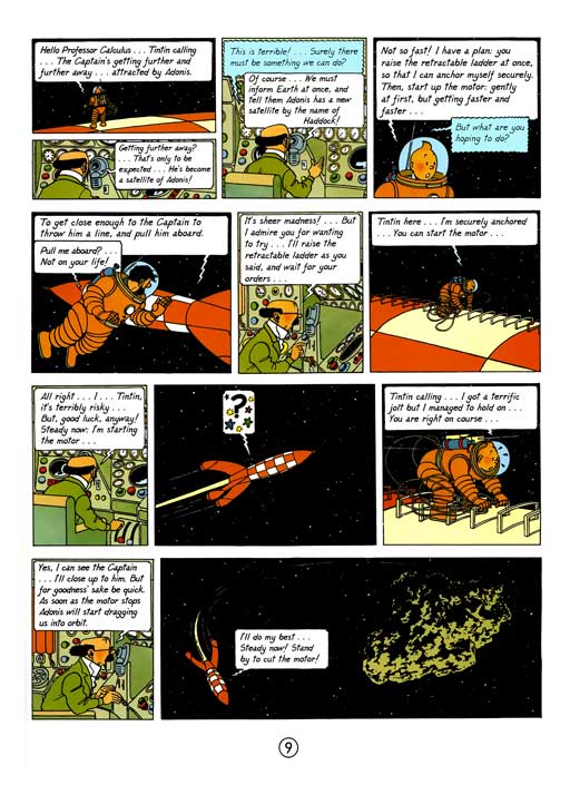 کامیک Tintin: Explorers on the Moon