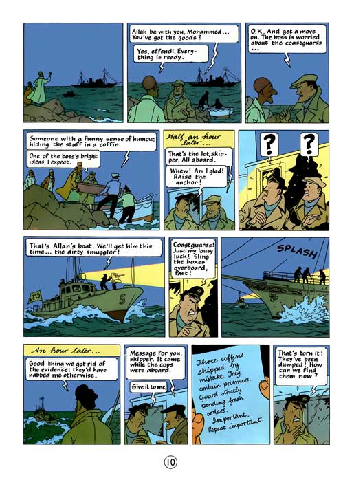 کامیک Tintin: Cigars of the Pharaoh