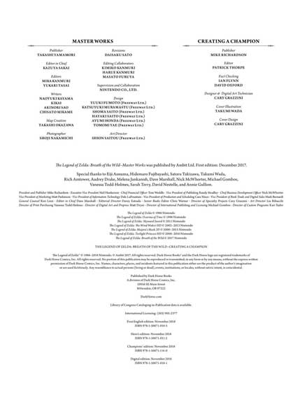 آرت‌بوک The Legend of Zelda: Breath of the Wild