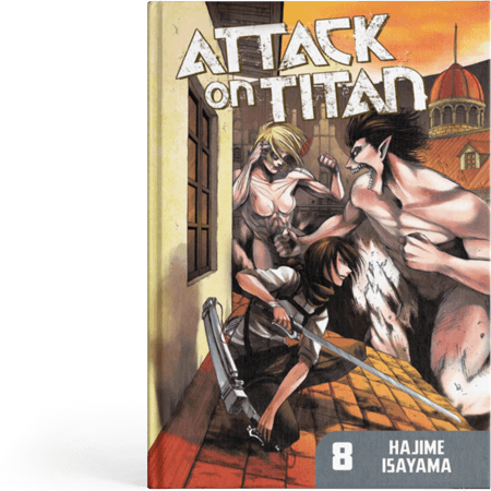 مانگای Attack on Titan Vol.8
